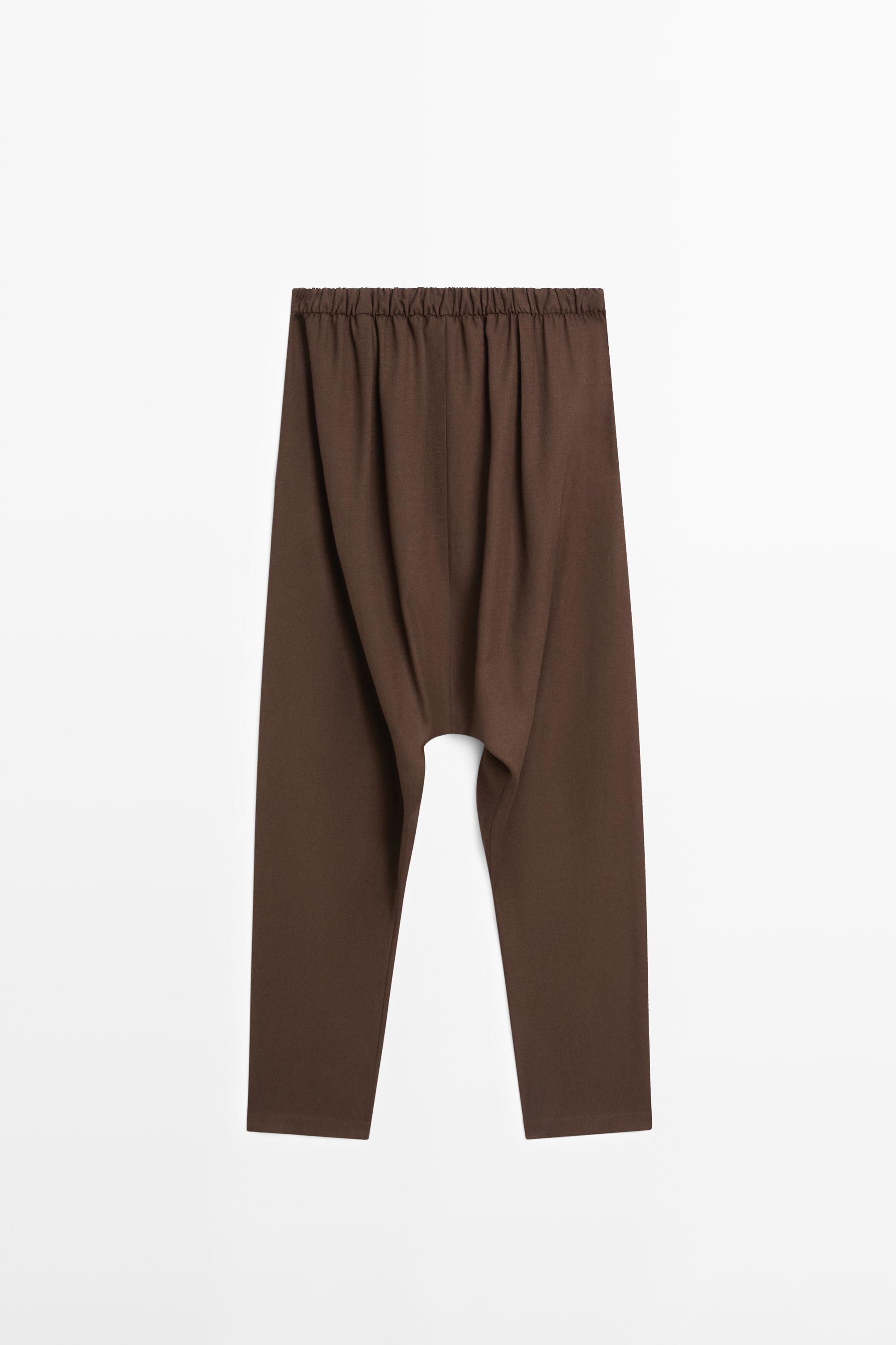 Pantalon baggy plissé